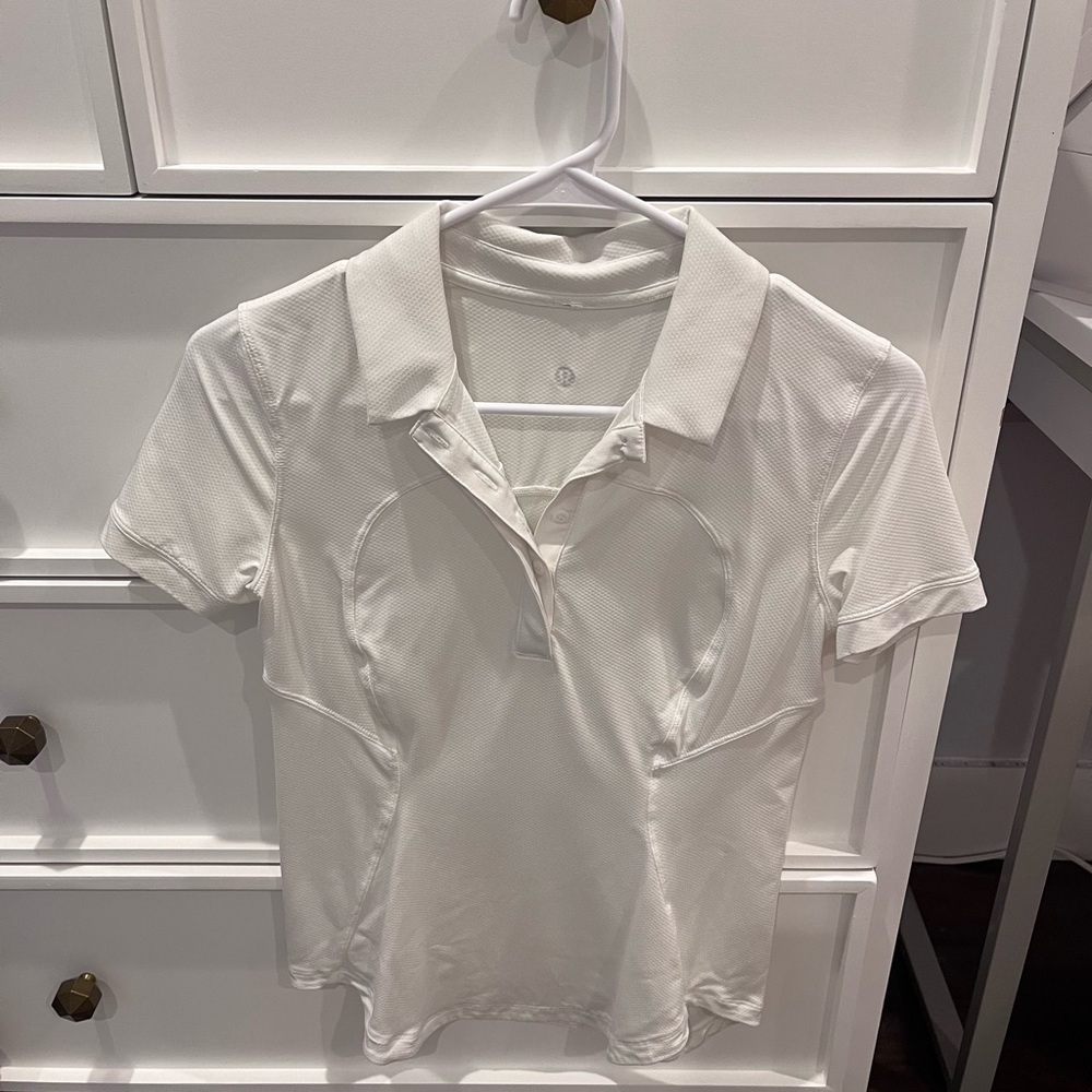 size four lululemon golf and tennis shirt